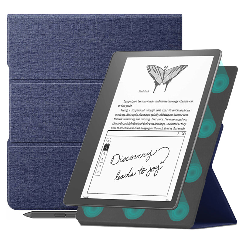 For Amazon Kindle Scribe Magnetic E-reader Case PU Leather Stand Protective Cover For Amazon Kindle Scribe Magnetic E-reader Case PU Leather Stand Protective Cover